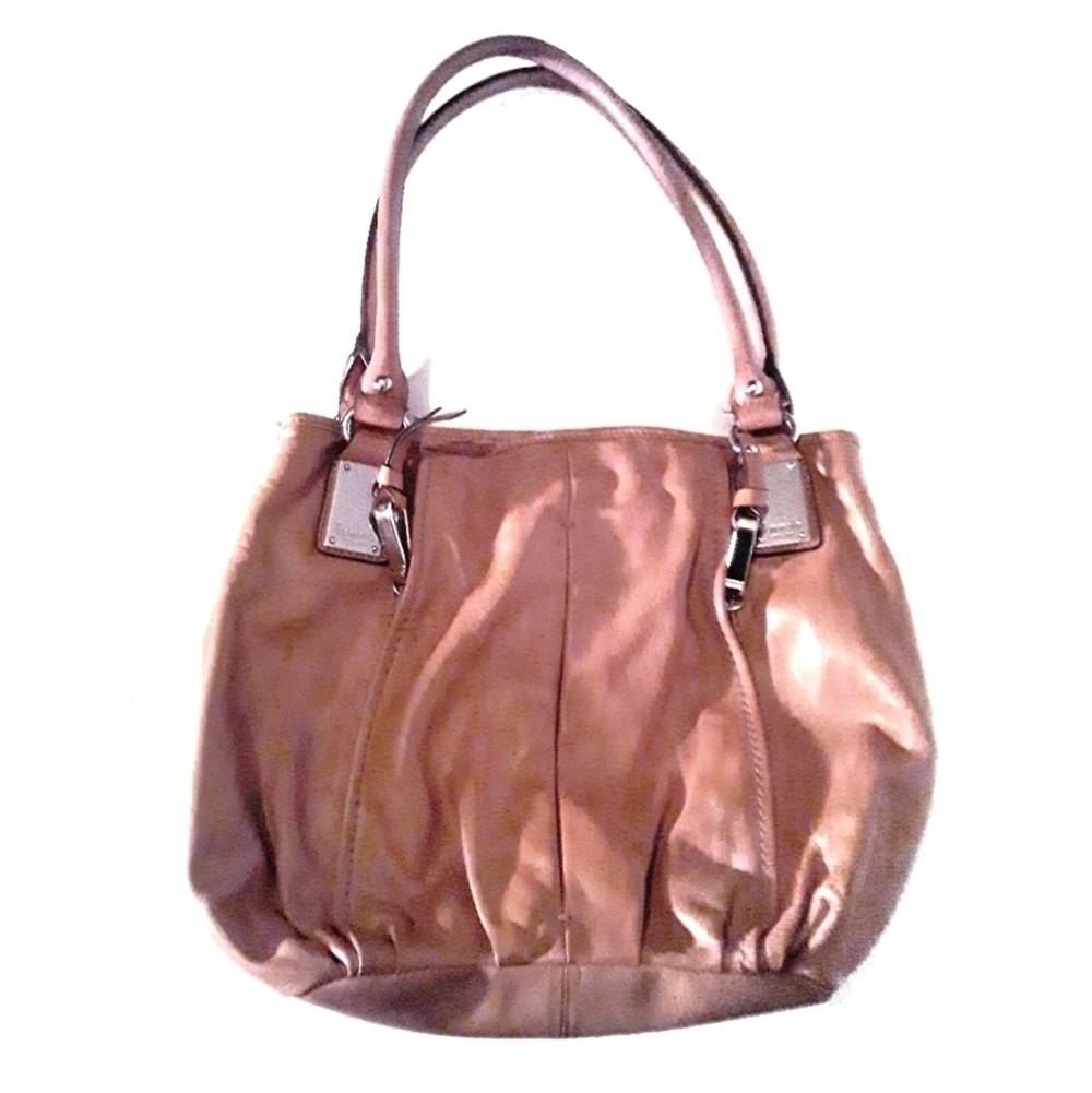 Tignanello Tan Leather Shoulder Satchel